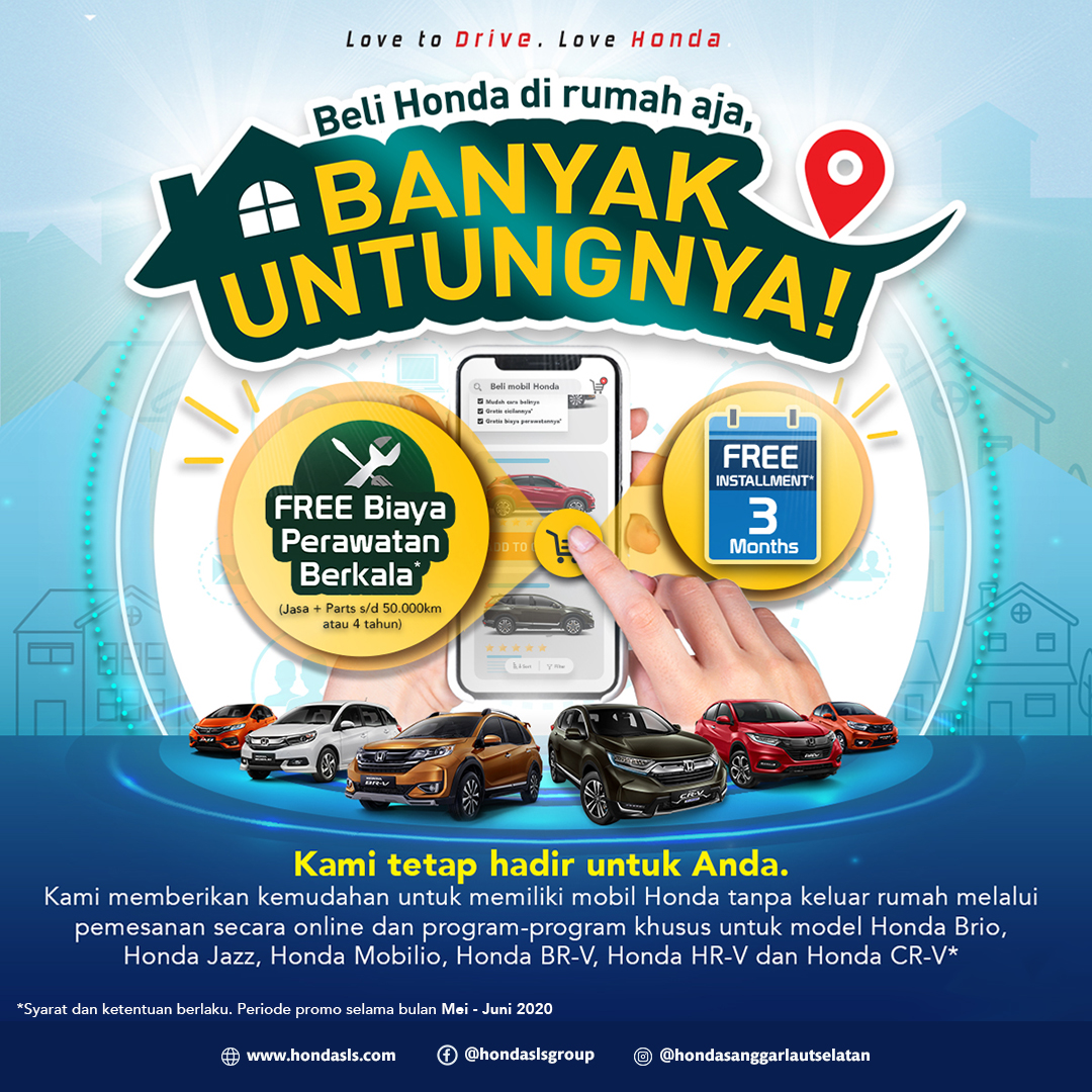 Beli Honda dari Rumah, Banyak untungnya